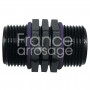 Mamelon PP à visser à joint 1/2" MM
