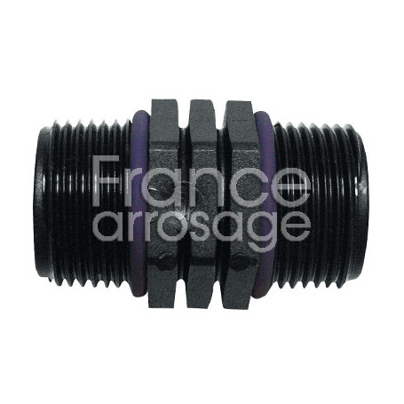 Mamelon PP  à visser à joint 3/4" MM