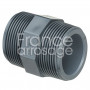 Mamelon PVC PLASSON 1/2" MM