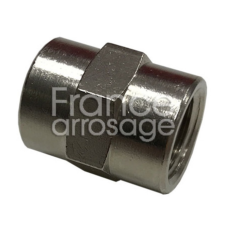 Manchon laiton nick, 1/4" F x 1/4" F