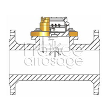 Mécanisme de compteur tangentiel DN 250