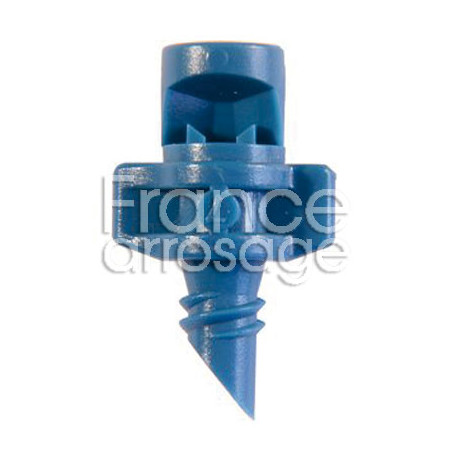 Lot de 100 minijets 90° bleu Ø4mm