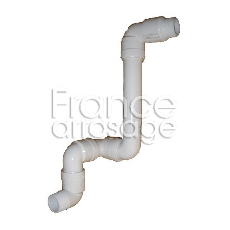 Montage 5 Coudes articulés 1" 1/2 ACME x BSP - 30 cm