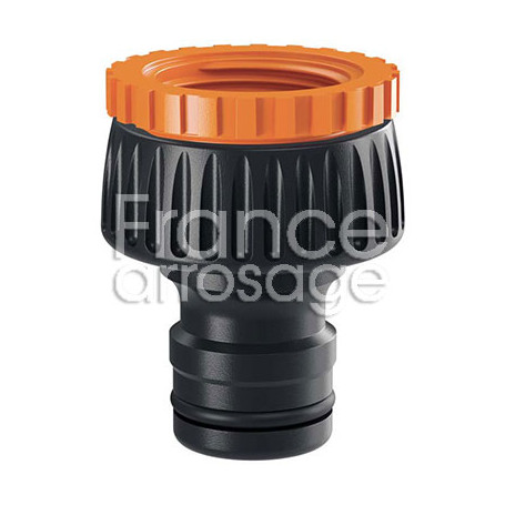 Nez de robinet double filetage grand débit 1"F x 3/4" Claber