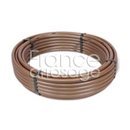 Tuyau goutte à goutte PEBD marron Ø16mm / 100m