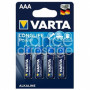 Lot de 4 piles rondes 1,5V AA LR3 Varta LongLife POWER