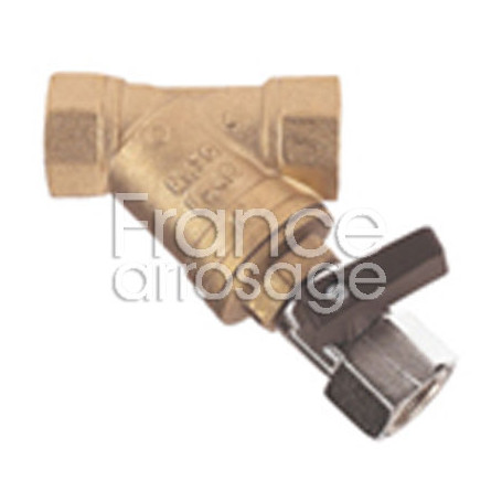 Pre filtre laiton 3/4" FF + purge