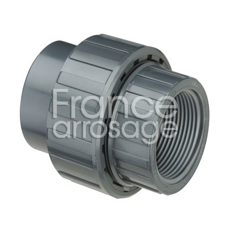 Raccord union PVC PLASSON Ø32 x 1" FF