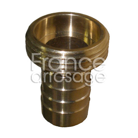 Raccord cannelé laiton Ø15 x 3/4" M