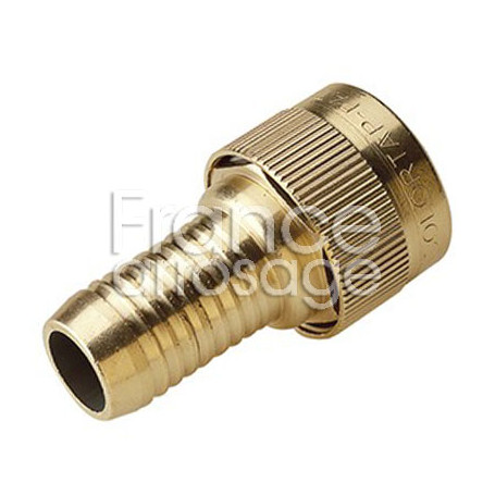 Raccord automatique cannelé laiton Ø25mm