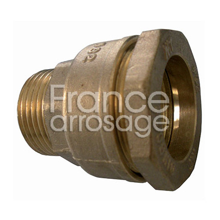 Raccord compression laiton Ø50 x 1"1/2 FM
