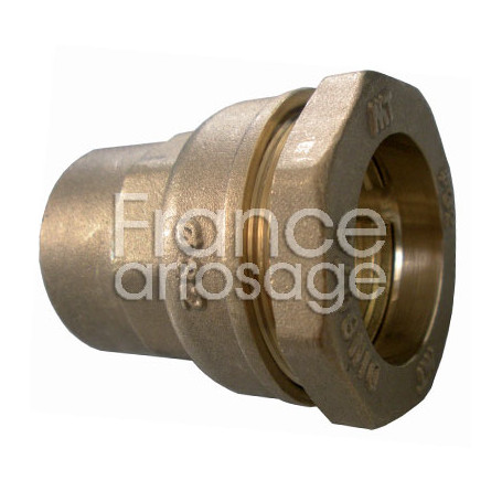 Raccord compression taraudé laiton Ø63 x 2" FF