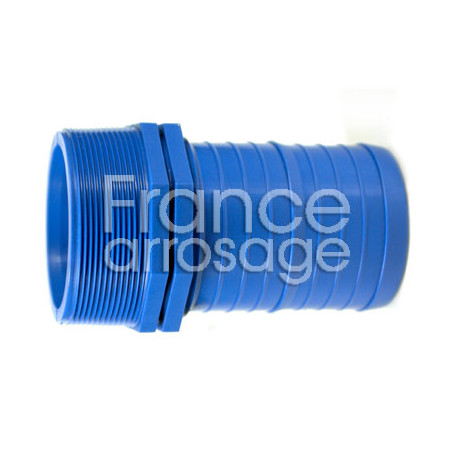 Raccord cannelé Layflat Ø104 x 4" M