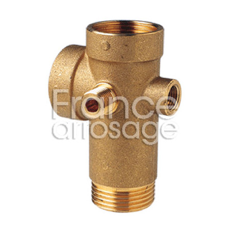 Raccord laiton 5 voies - 82mm - 1"