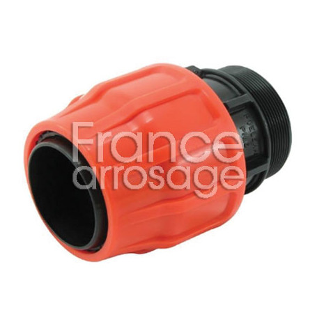 Raccord pour tuyau Layflat Ø75mm x 3" M