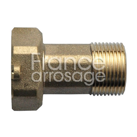 Lot de 2 Raccords union pour compteur 3/4" x 1/2" FM