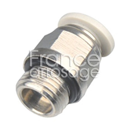 Raccord droit TECNIDRO Ø6 mm x 1/4" M