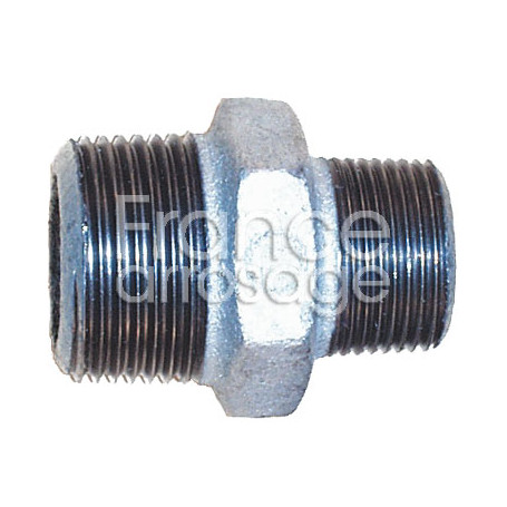 Réduction fonte galva réf. 245 - 1&quot;1/2 x 1&quot;1/4 MM