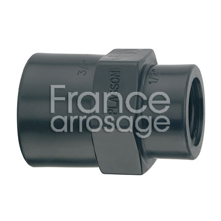 Réduction PP PLASSON 3/4" x 1/2" FF