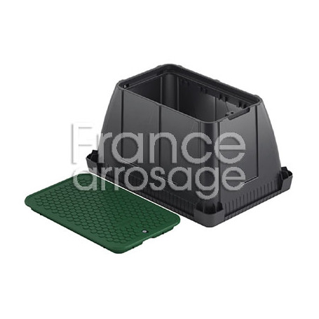 Regard standard noir - couvercle vert bergo