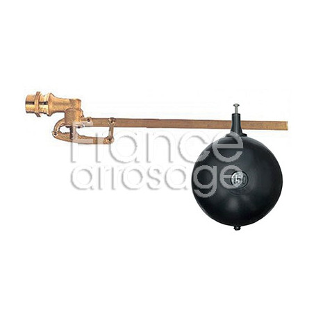 Robinet laiton 1" M + flotteur plastique Ø150