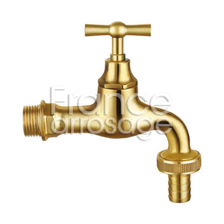 Robinet de puisage laiton poli 3/4 x 3/4