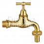 Robinet de puisage laiton poli 3/4 x 3/4