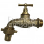 Robinet de puisage à potence laiton 3/4" x 1" M