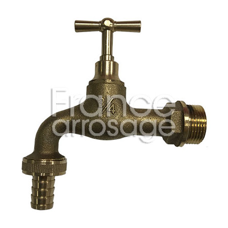 Robinet de puisage à potence laiton 3/4" x 3/4" M