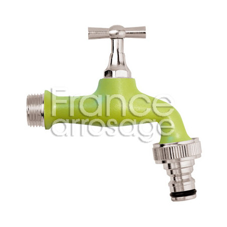 Robinet de puisage vert 1/2" x 3/4"