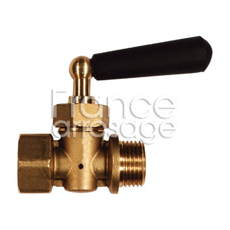 Robinet porte pour manomètre 1/4" MF
