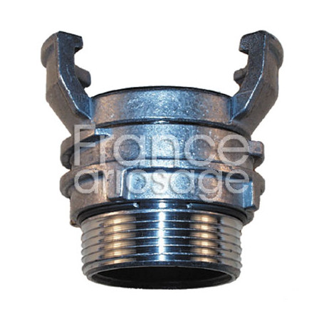 Raccord symétrique Guillemin à verrou DN 50 x 2" M