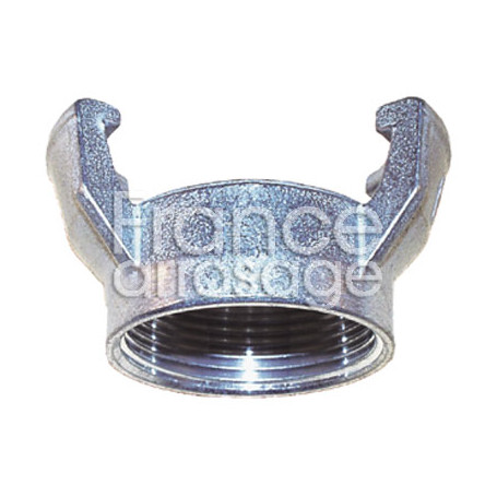 Raccord symétrique Guillemin aluminium sans verrou DN100 x 4" F