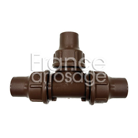 Lot de 5 Tés à bague marron Ø16 x 16 x 16 FFF