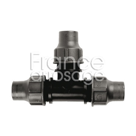 Té à bague Ø25 x 25 x 25 FFF