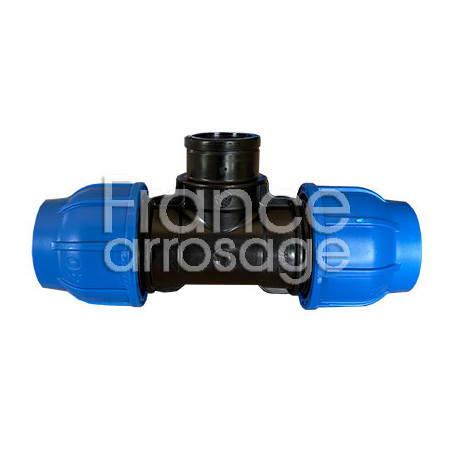 Té compression Ø40 x 1" x 40 FFF