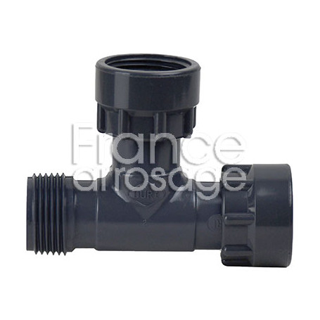 Té DURA en PVC 1" MFF