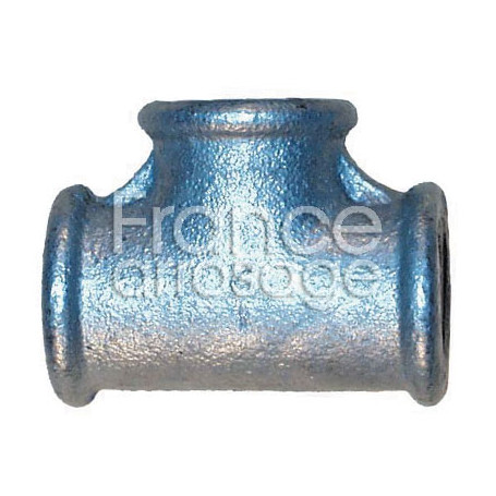 Té fonte galva réf. 130 -  1/2" F