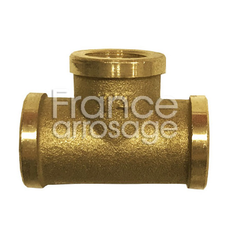 Té égal laiton 2" FFF