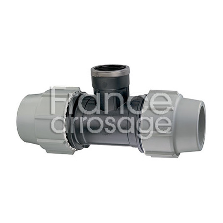 Té compression taraudé PLASSON Ø16 x 1/2" x 16 FFF