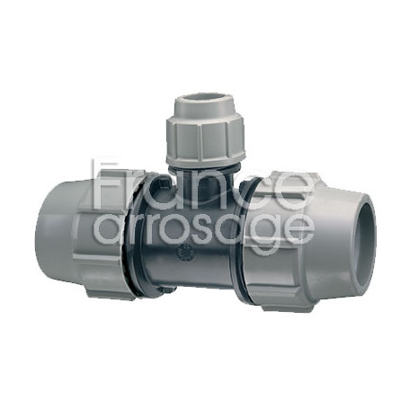 Té compression réduit PLASSON Ø 25 x 20 x 25 FFF