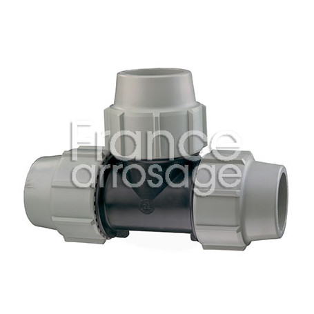 Té compression égal PLASSON Ø63 FFF