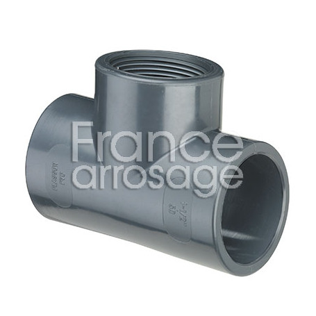 Té PVC PLASSON Ø32 x 1" x 32 FFF
