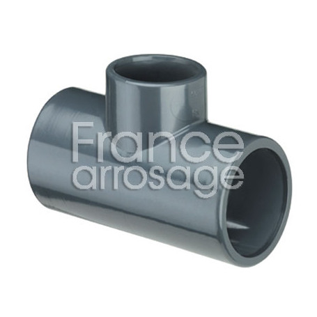 Té réduit PVC PLASSON Ø90 x 63 x 90 FFF
