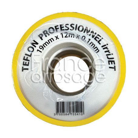 Lot de 10 rouleaux de Téflon LD-PRO 19mm x12m - épaisseur 0,1mm