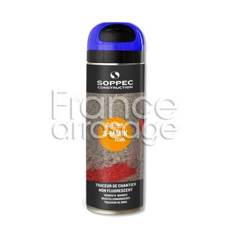 Traceur fluo de chantier S Mark Bleu