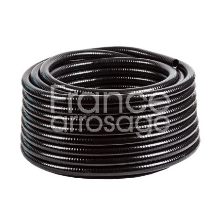 Tuyau spirale noir pour bassin Ø20mm / m