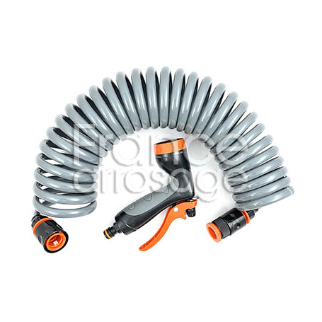 Kit tuyau spiralé EVA 7.5m + pistolet