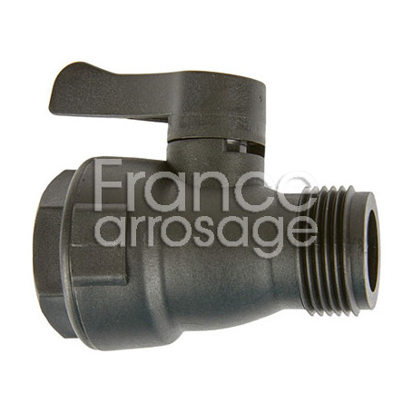 Vanne plastique pour lance d'arrosage GEKA 3/4" MF