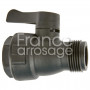Vanne plastique pour lance d'arrosage GEKA 3/4" MF